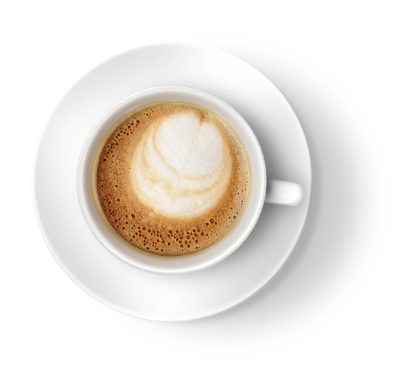 Top View Cappuccino PNG Clipart