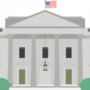 Weißes Haus transparent