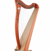Harpa de madeira