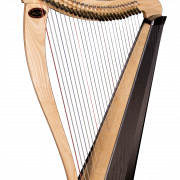 Arquivo PNG de harpa de madeira