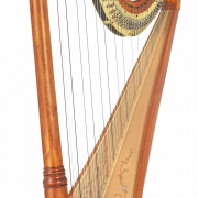 Image HD PNG de harpe de bois