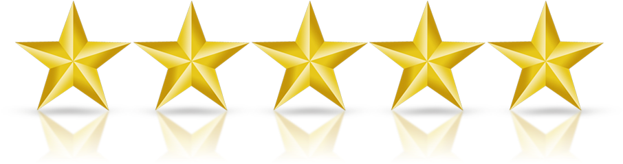5 Star Rating PNG Clipart