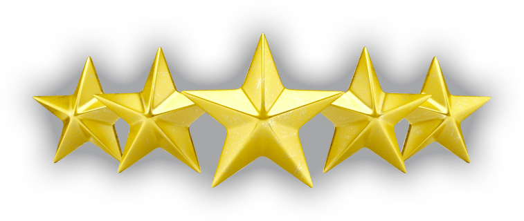 5 Star Rating PNG Free Download