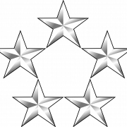 5 Star Rating PNG Free Image