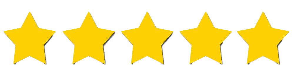 5 Star Rating PNG High Quality Image