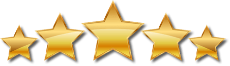 5 Star Rating PNG Images