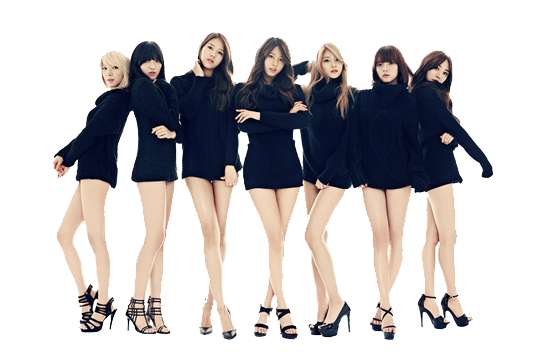 AOA Girl Group PNG Picture