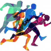 Abstract Running PNG Free File Download