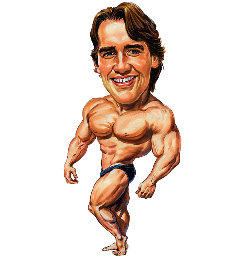 Arnold Schwarzenegger Bodybuilding PNG File