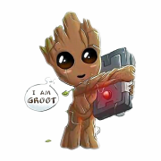 Baby Groot PNG HD Image