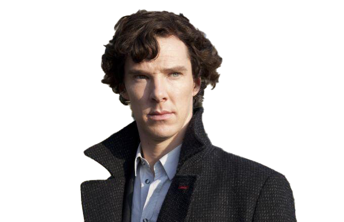 Benedict Cumberbatch Sherlock Holmes PNG HD -kwaliteit
