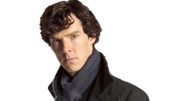 Benoît Cumberbatch Sherlock Holmes Images transparentes