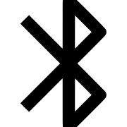 Black Bluetooth PNG Picture