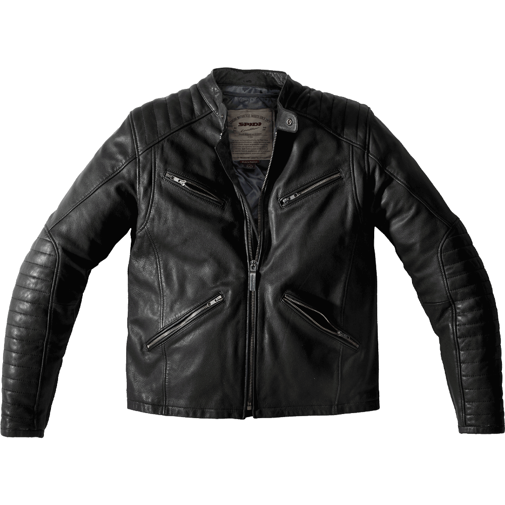 Black Leather Jacket PNG Download Image