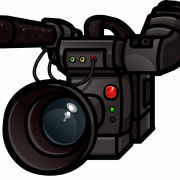 Imagem PNG de gravador de vídeo preto