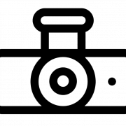 Gravador de vídeo preto transparente