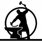 Blacksmith Silhouette PNG Clipart