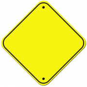 Blank Construction Sign PNG