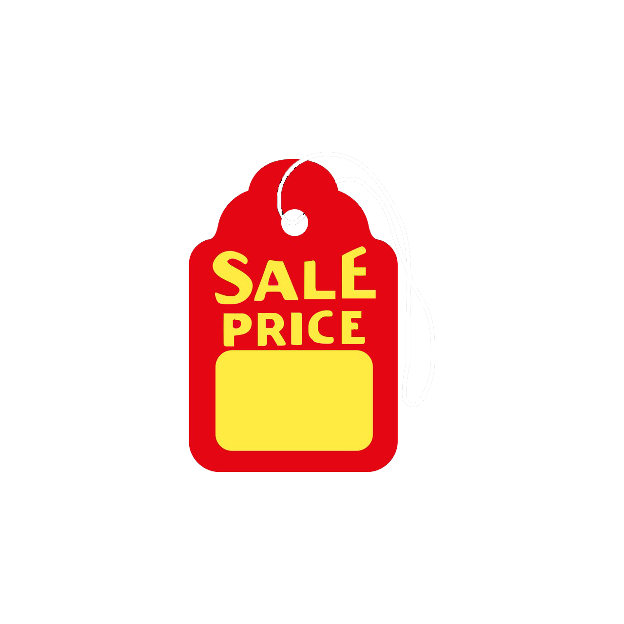 Blank Price Tag PNG HD Image