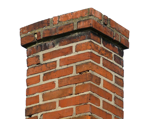 Image PNG de la cheminée en brique