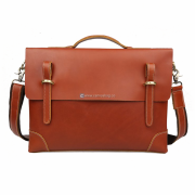 Brown Leather Bag PNG