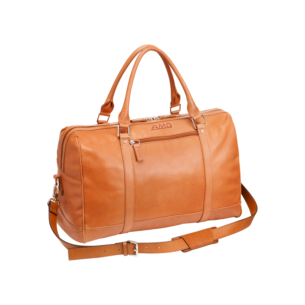 Brown Leather Bag PNG File