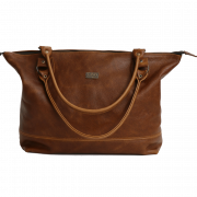 Brown Leather Bag PNG Image