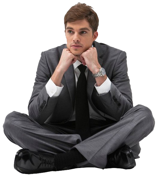 Businessman Thinking PNG Clipart
