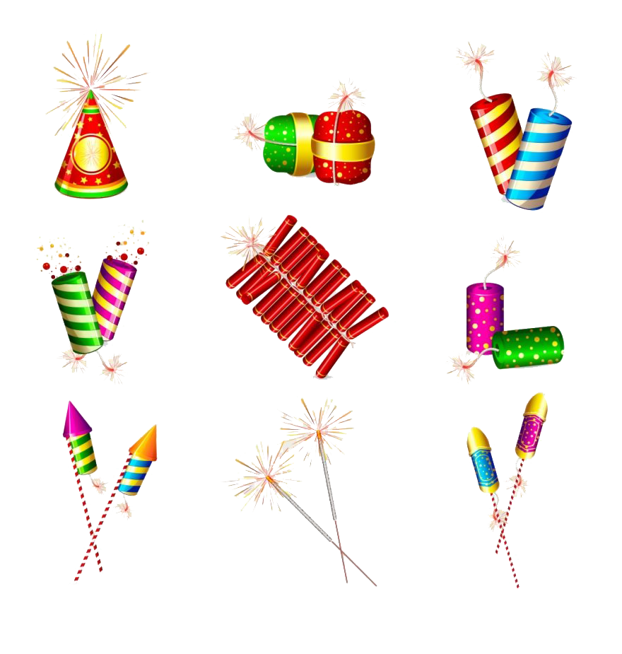 Celebration Firecrackers PNG Free Image