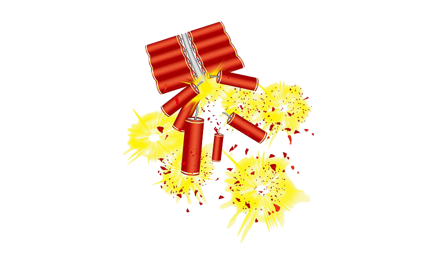 Celebration Firecrackers PNG Image