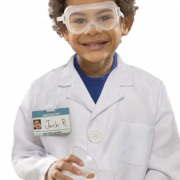 Científico infantil PNG