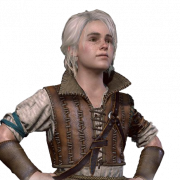 Ciri The Witcher PNG File