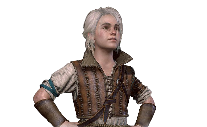 Ciri The Witcher PNG File