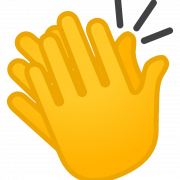 Clapping Hands Emoji PNG Clipart
