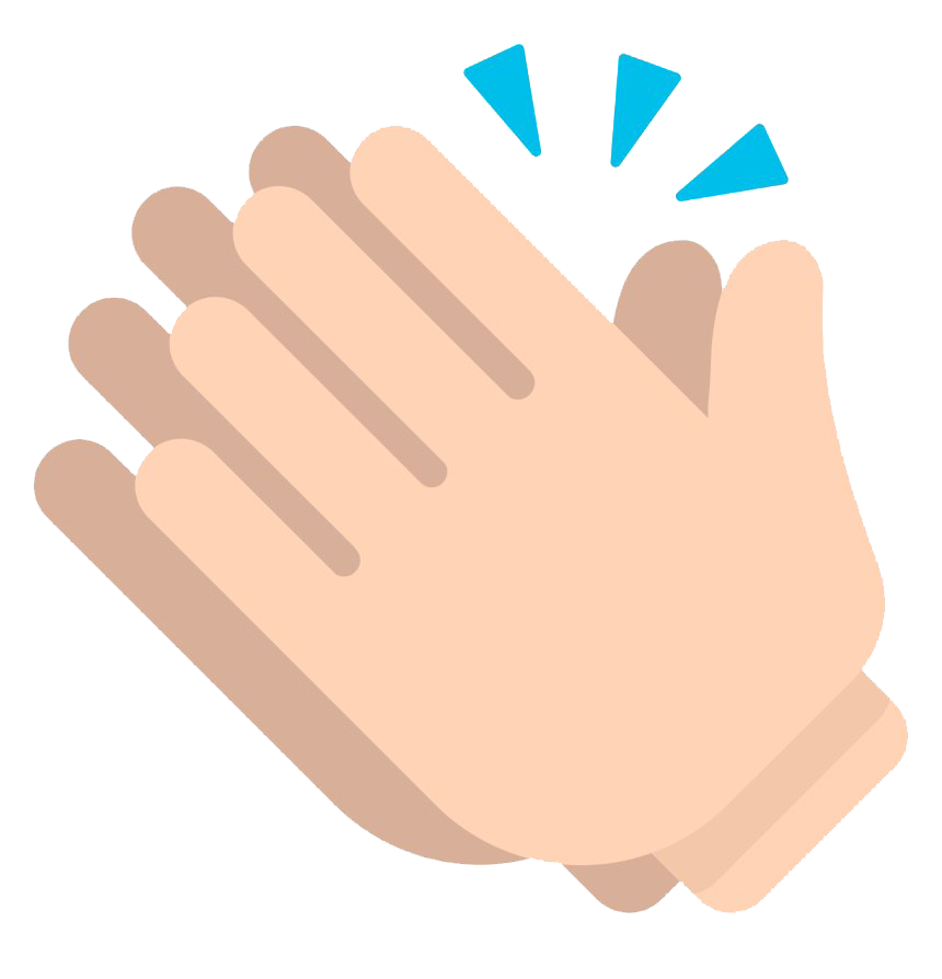 Clapping Hands Emoji PNG Image