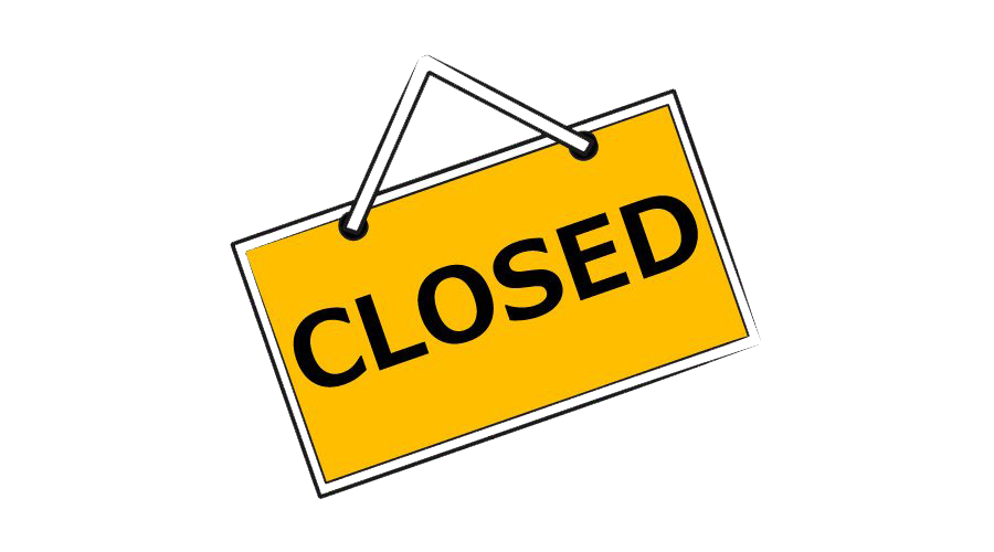 Closed Sign PNG Clipart