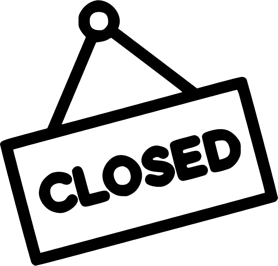 Closed Sign PNG