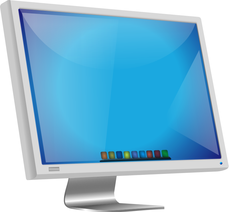 Computermonitor PNG HD -afbeelding