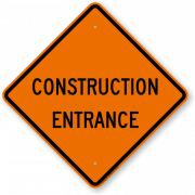 Construction Sign PNG Image