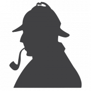 Detective Sherlock Holmes Hintergrund PNG Bild