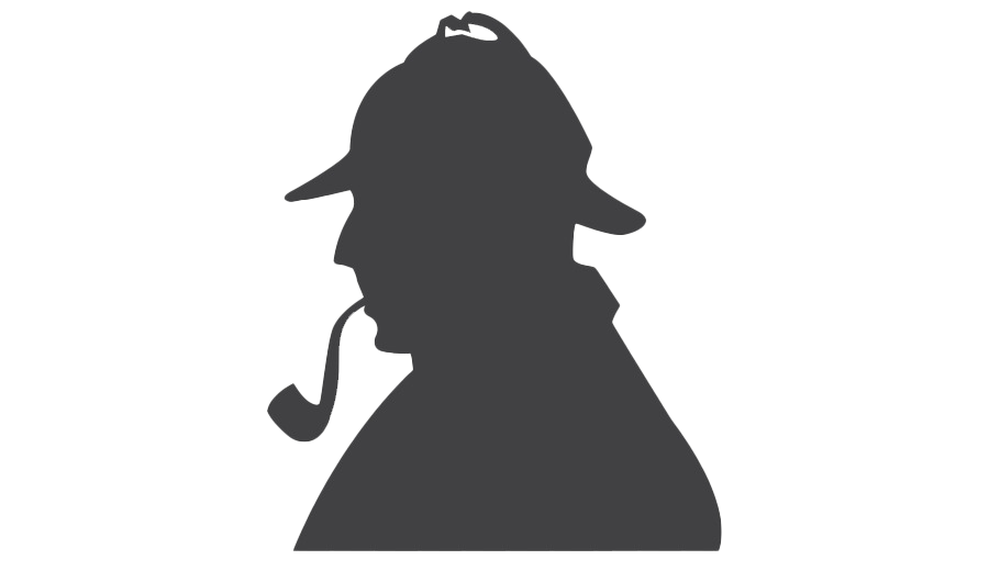 Detective Sherlock Holmes Hintergrund PNG Bild