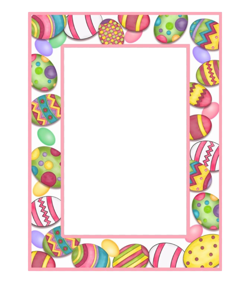 Easter Border PNG Picture