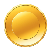 เหรียญทองเปล่าโปร่งใส
