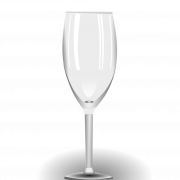 Bicchiere di vino vuoto
