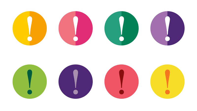 Exclamation Mark PNG High Quality Image
