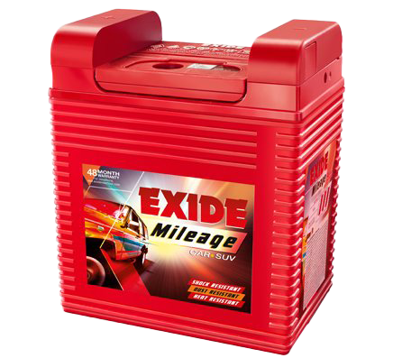 Exide Car Battery PNG Image