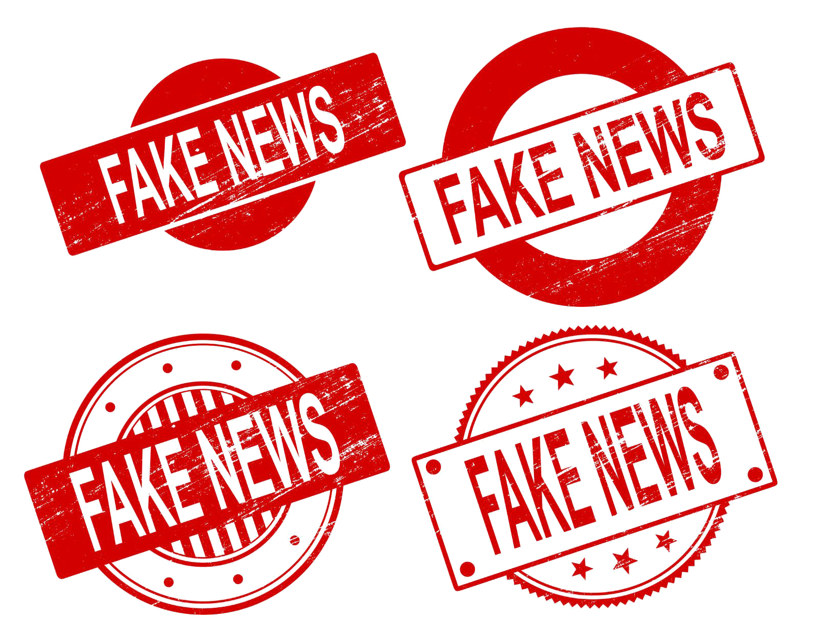 Fake News Stamp PNG Image
