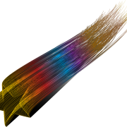 Falling Colorful Shooting Star PNG
