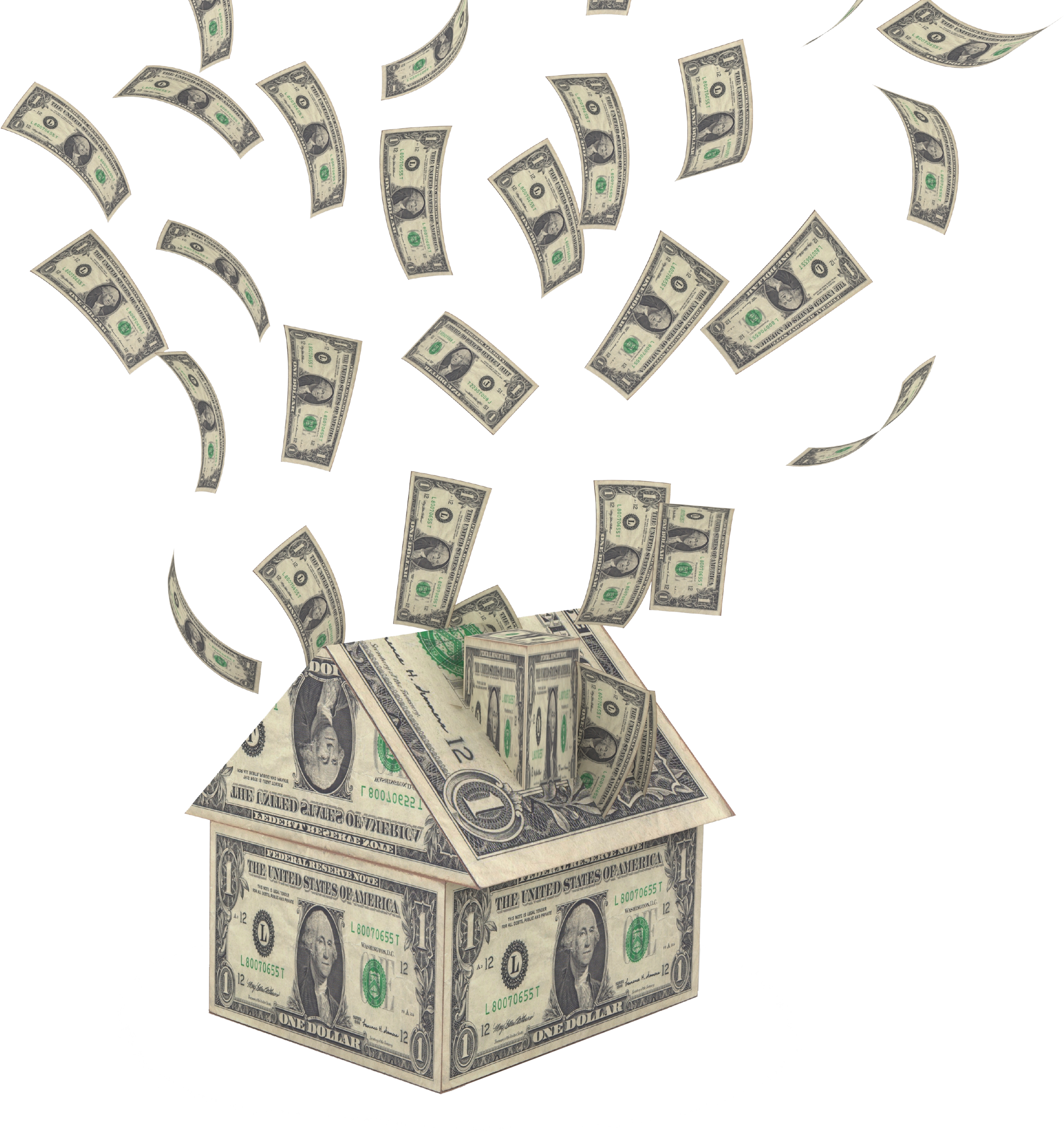 Falling Money PNG Images