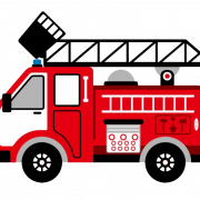 Imagen PNG de camión de bomberos